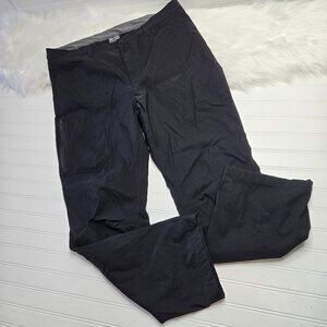 Eddie Bauer Men’s Fleece Lined Black 2-Way Stretch Tech Pant Size 40 x 32 EUC